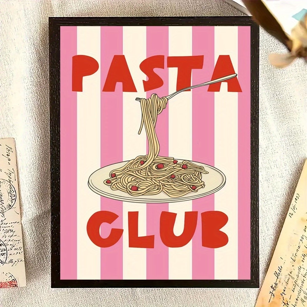 Home Decor Theme - Vintage Spaghetti Club Italian Theme Wall