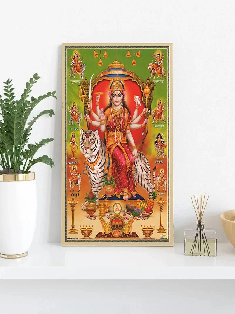 Durga Goddess Vintage Indian G - đánh giá và giá Home Decor Indonesia