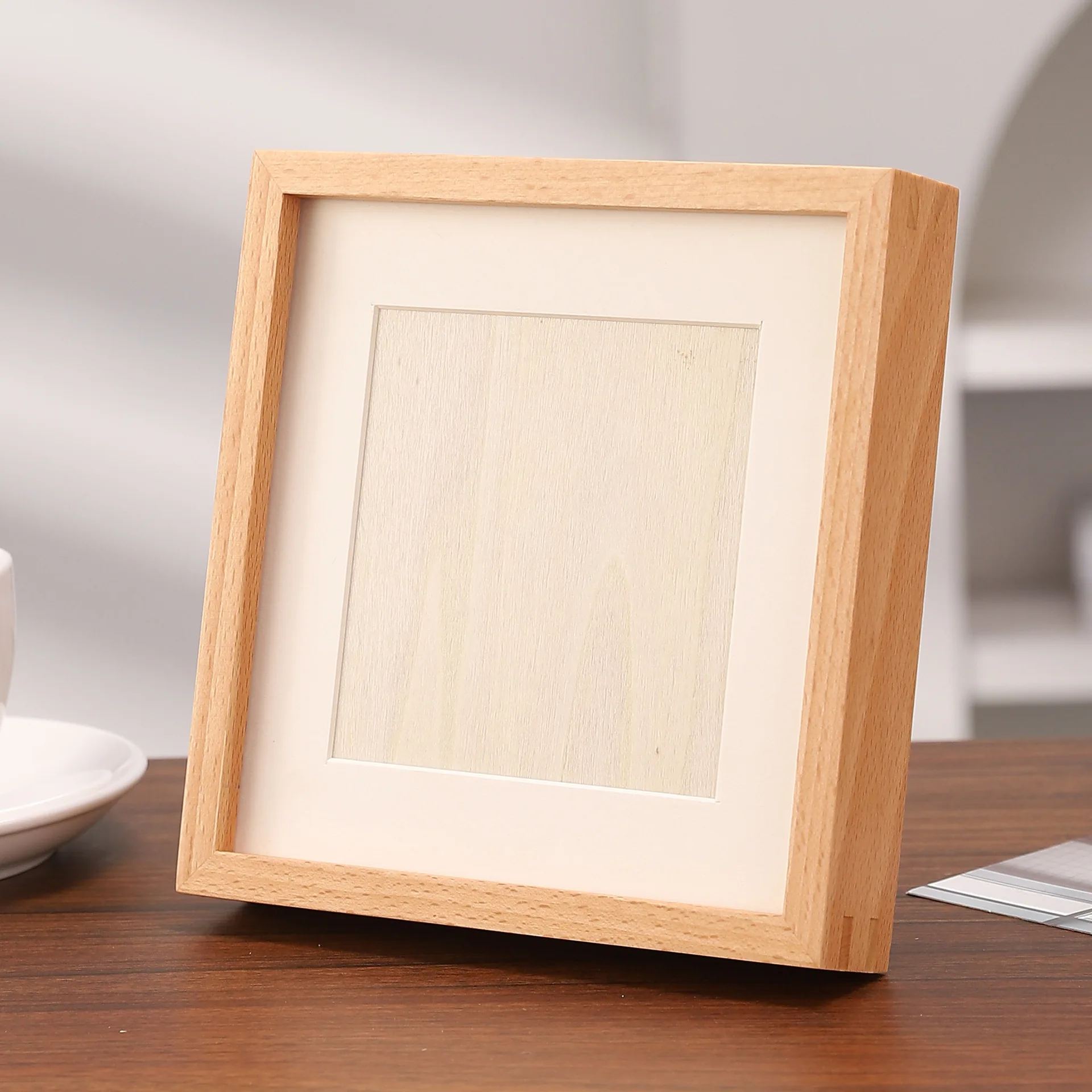 Solid Wood Square Picture Fram - đánh giá và giá Bamboo Photo Frame