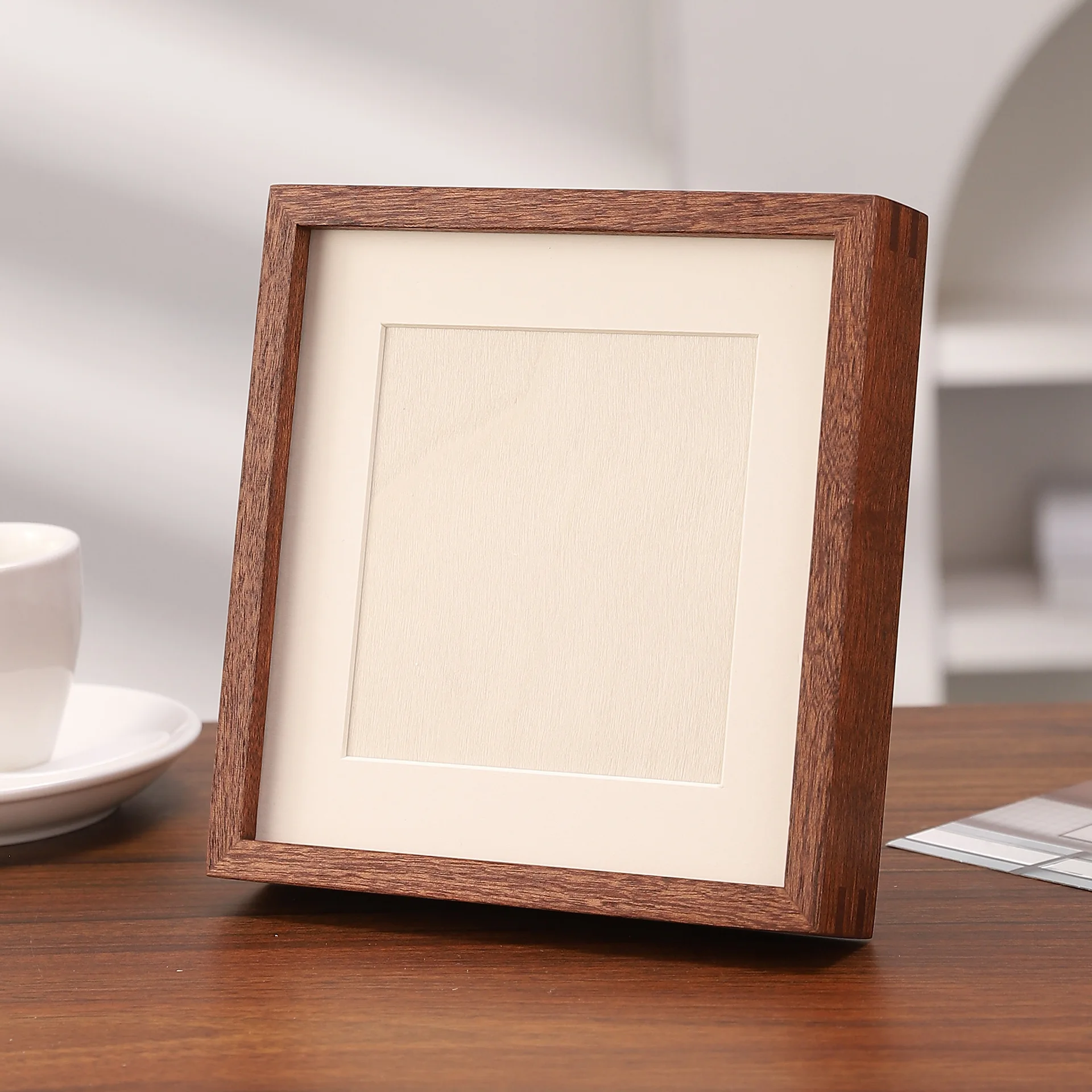 Solid Wood Square Picture Fram - đánh giá và giá Bamboo Photo Frame