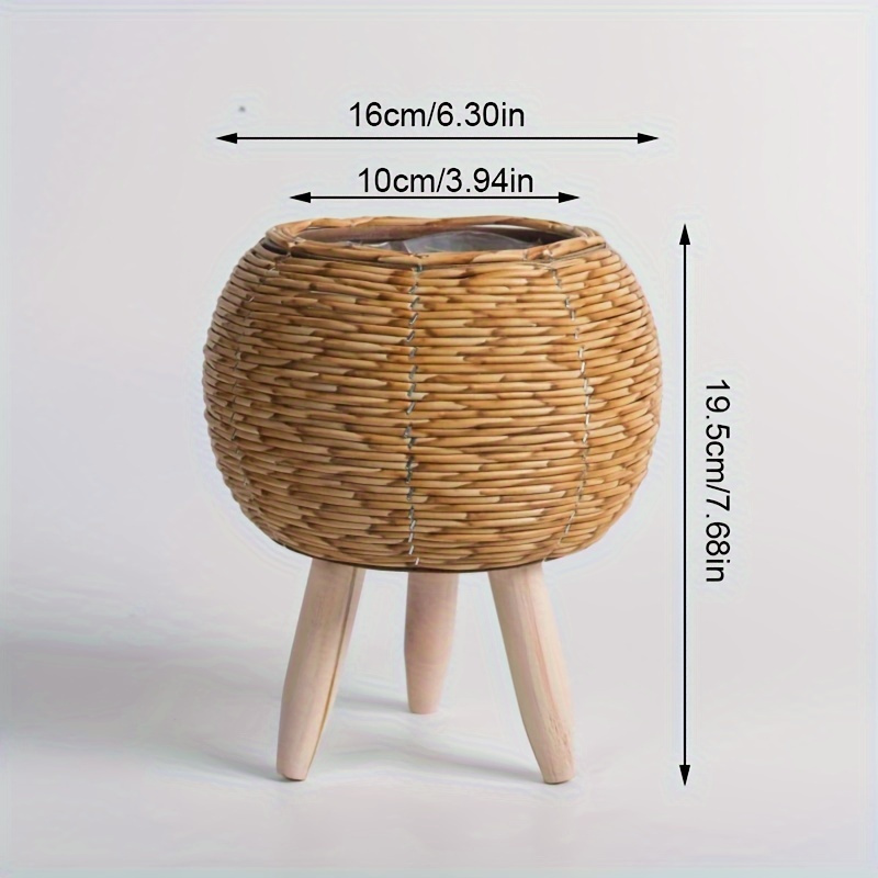 Charming Rustic Rattan Planter - đánh giá và giá Rattan Plant Basket