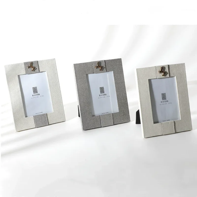 Leather Tabletop Accessories L - đánh giá và giá Bamboo Photo Frame