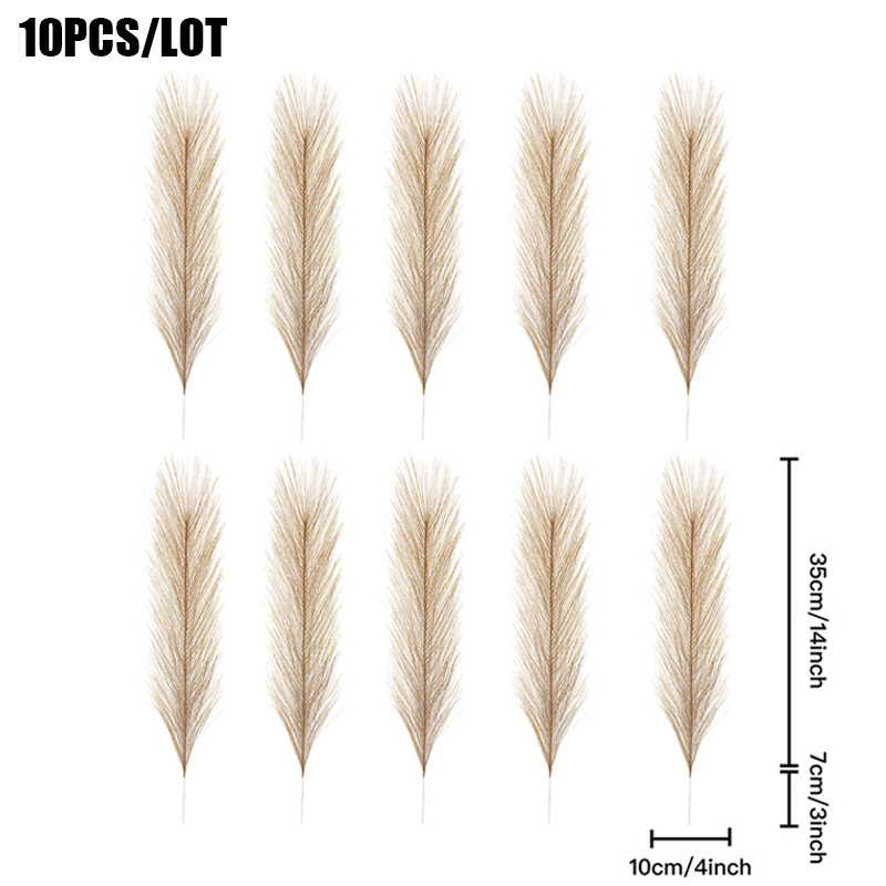 Artificial Pampas Flowers 10pc - đánh giá và giá Pampas Grass Decor