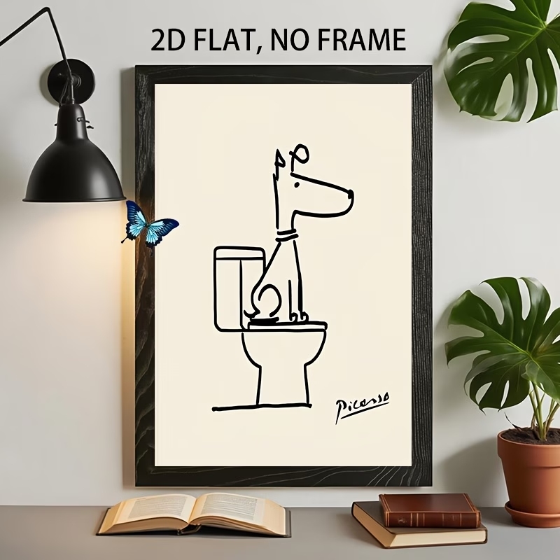 Modern,Retro Fun Dog Toilet Pi - đánh giá và giá Home Decor Theme
