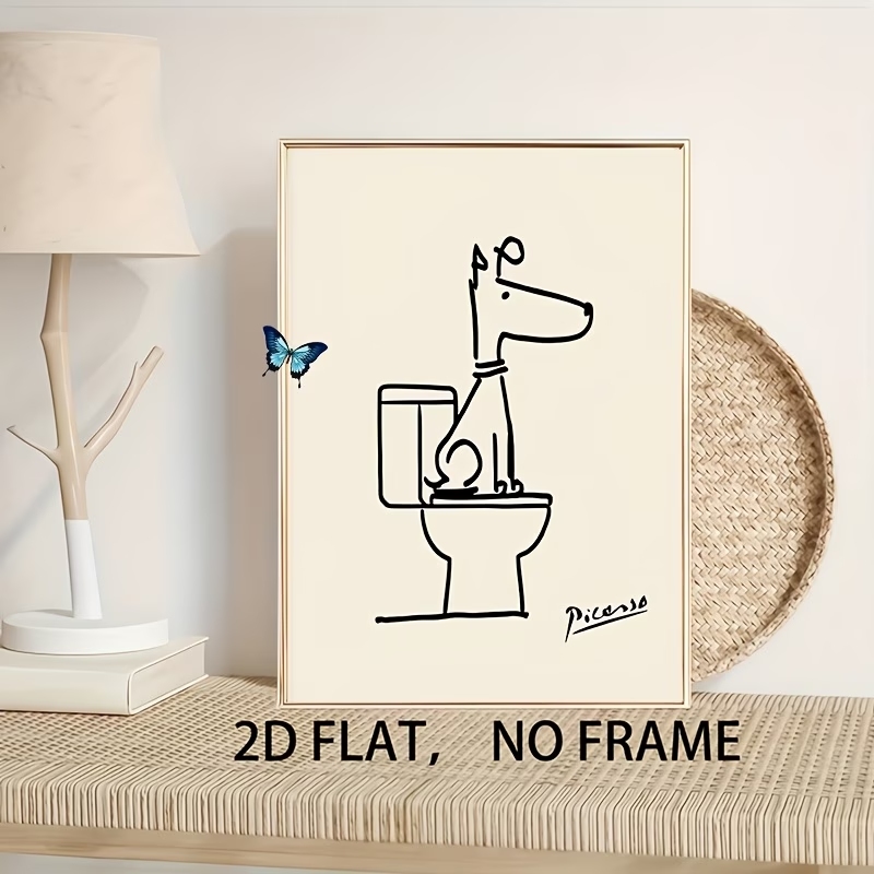Modern,Retro Fun Dog Toilet Pi - đánh giá và giá Home Decor Theme
