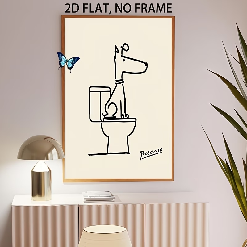 Modern,Retro Fun Dog Toilet Pi - đánh giá và giá Home Decor Theme