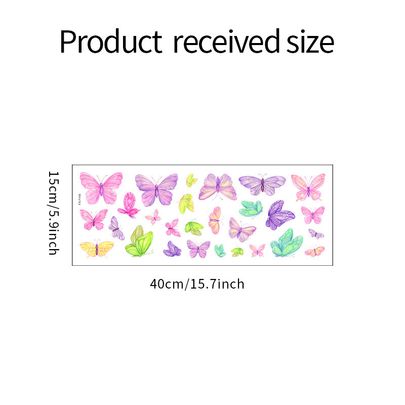 Romantic Butterfly Wall Sticke - đánh giá và giá Home Decor Indonesia