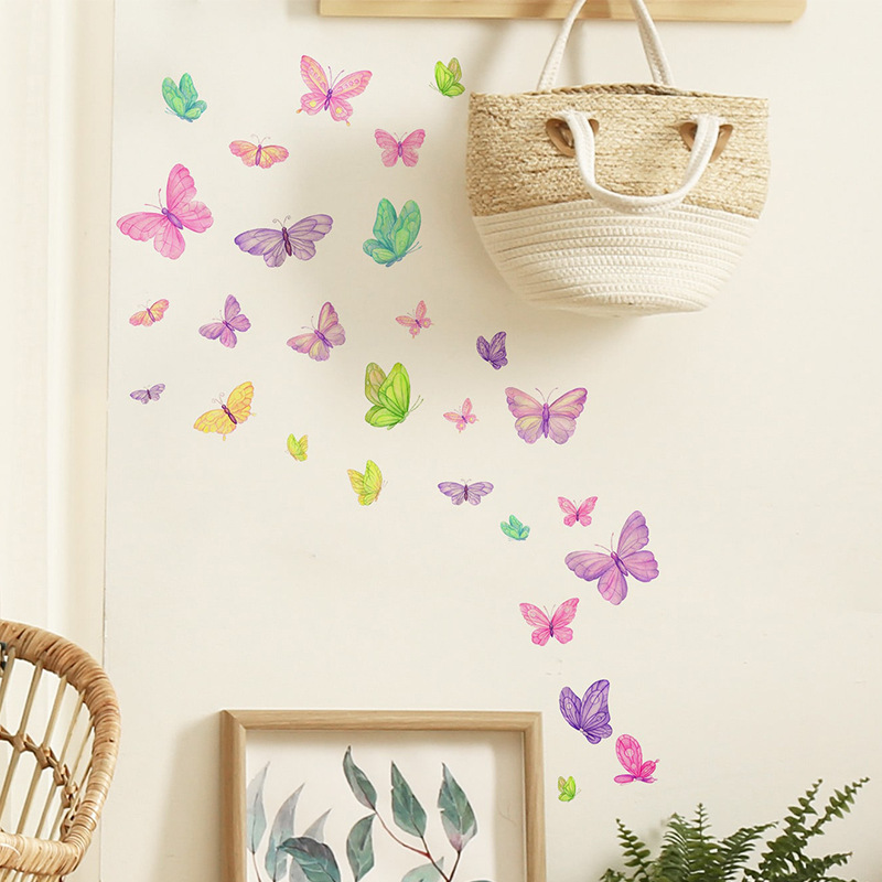 Romantic Butterfly Wall Sticke - đánh giá và giá Home Decor Indonesia