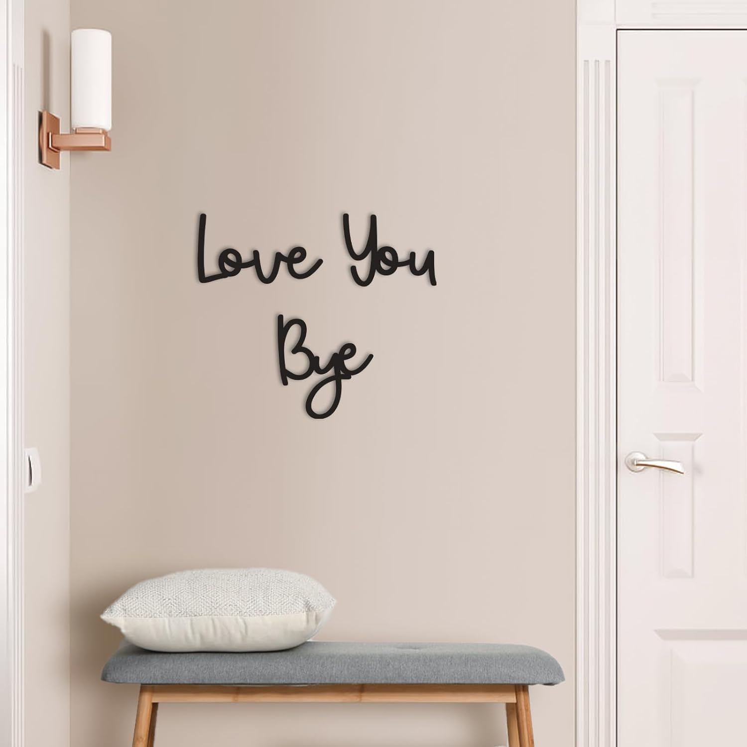 Love You Bye Wood Sign Home De - đánh giá và giá Home Decor Y2K