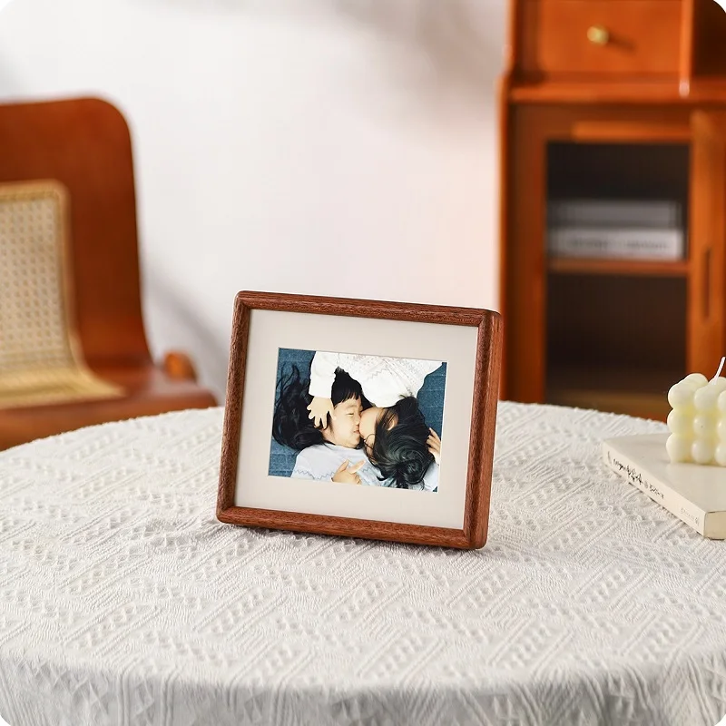Elegant Black Sandalwood Solid - đánh giá và giá Bamboo Photo Frame