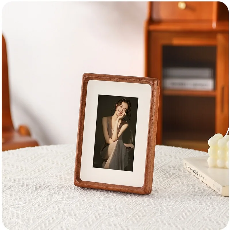 Elegant Black Sandalwood Solid - đánh giá và giá Bamboo Photo Frame