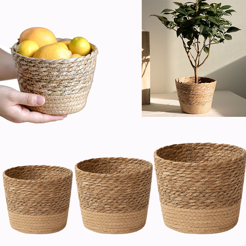 Multi-purpose Woven Storage Ba - đánh giá và giá Rattan Plant Basket