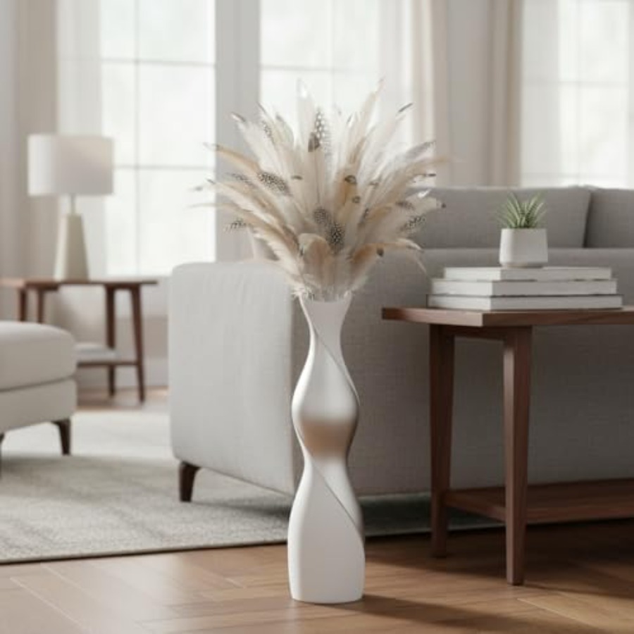 Modern Floor Vase for Living R - đánh giá và giá Pampas Grass Decor