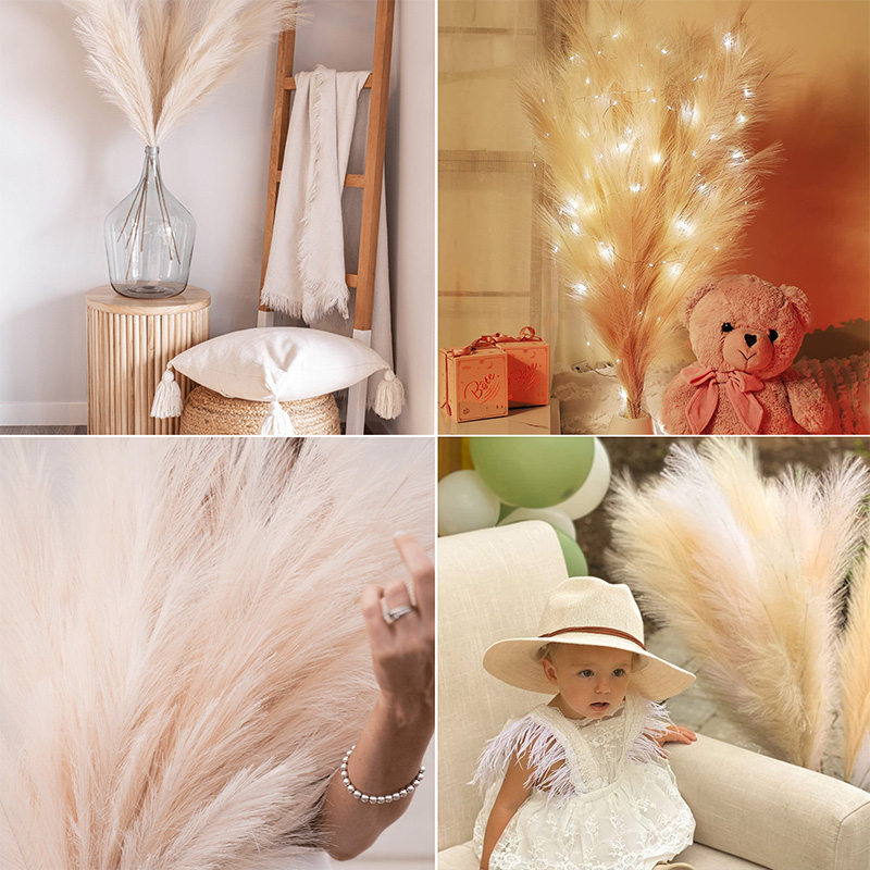 Large Artificial Pampas Grass  - đánh giá và giá Pampas Grass Decor