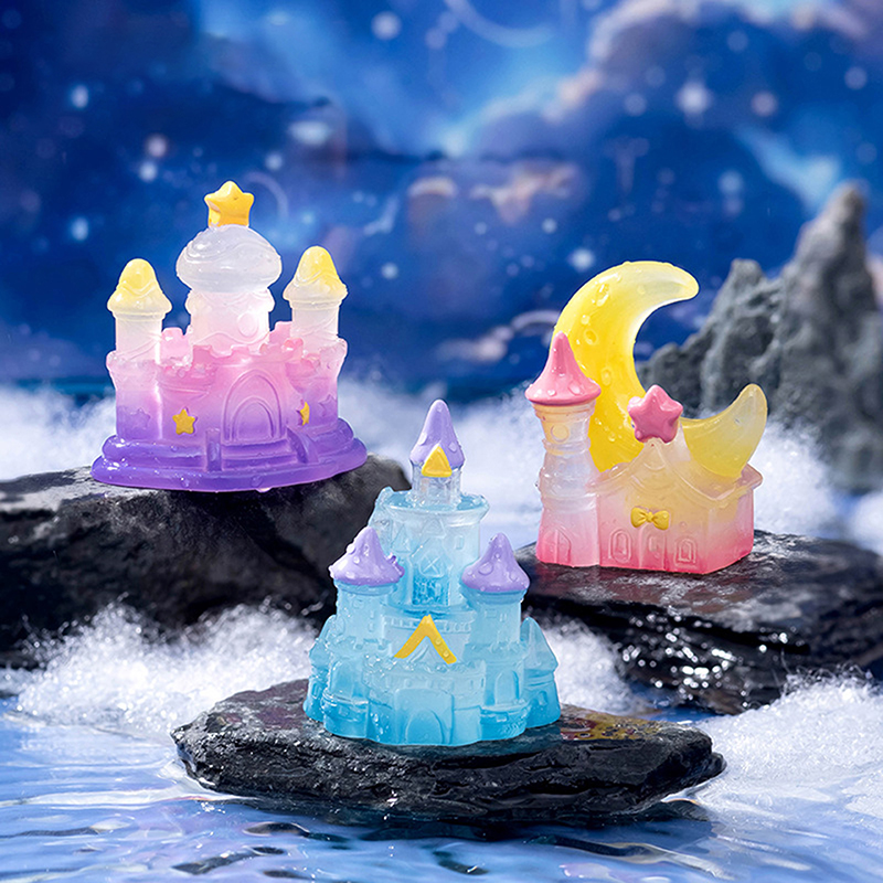 1Pcs Luminous Mini Castle Micr - đánh giá và giá Home Decor Za