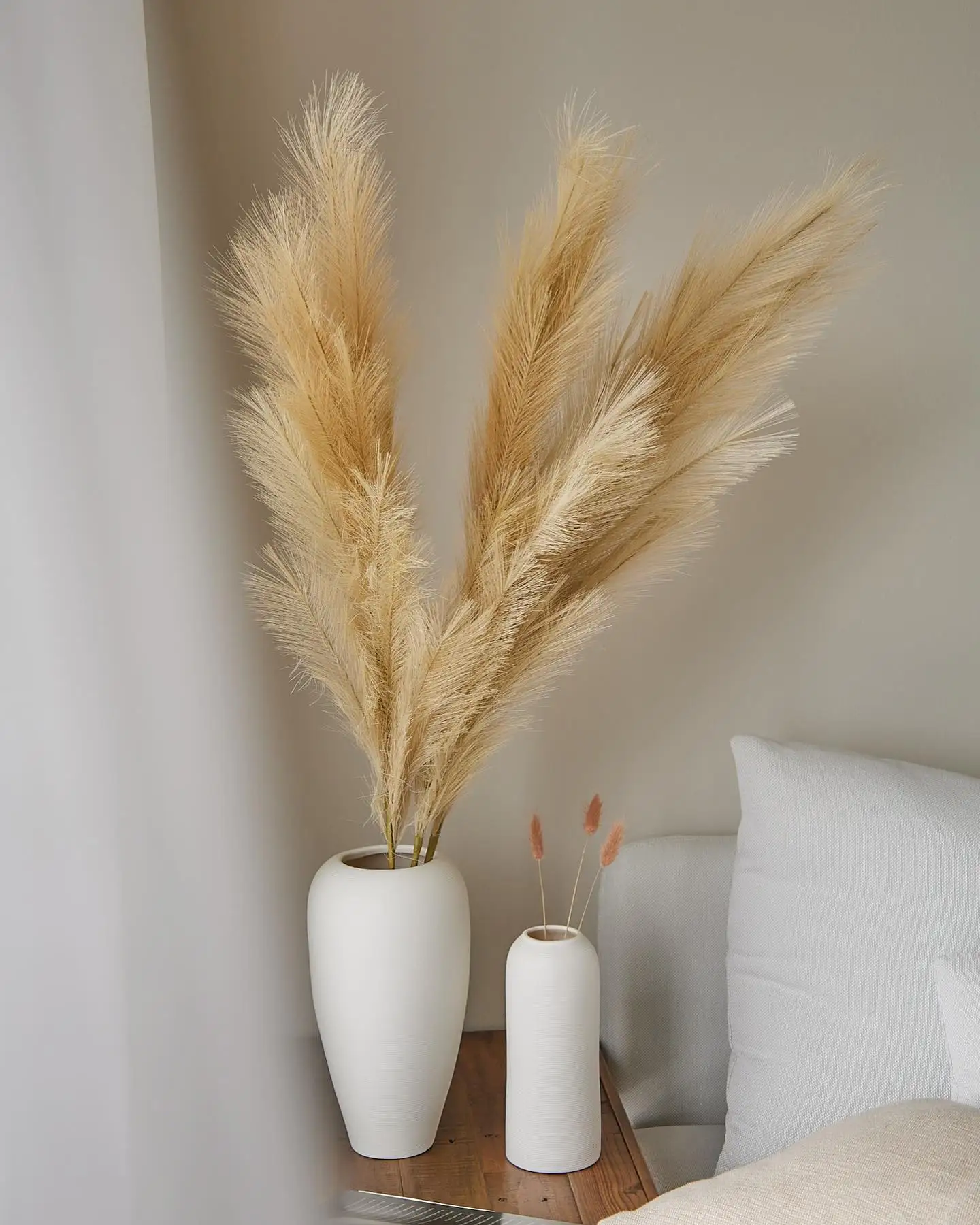Cỏ Pampas nhân tạo, loại lớn,  - đánh giá và giá Pampas Grass Decor