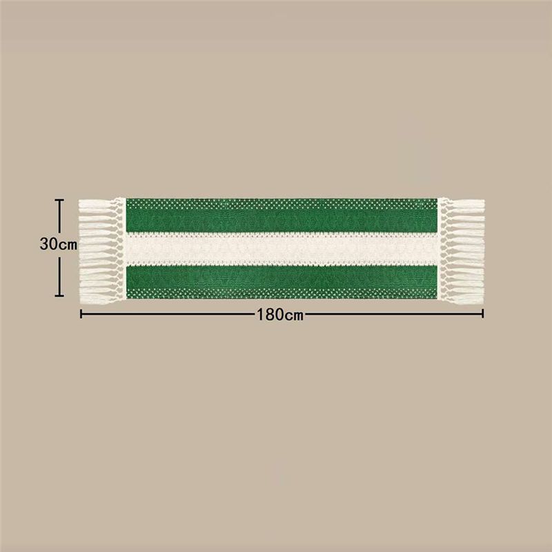 DT15 Boho Farmhouse Table Runn - đánh giá và giá Linen Table Runner