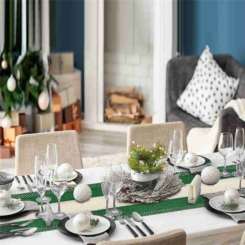 DT15 Boho Farmhouse Table Runn - đánh giá và giá Linen Table Runner