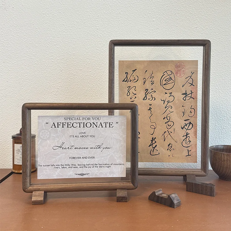 Premium Solid Black Walnut Dou - đánh giá và giá Bamboo Photo Frame
